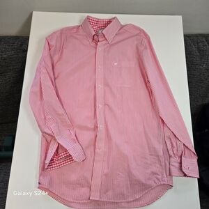 Southern Tide Men's M Pink Striped Shirt